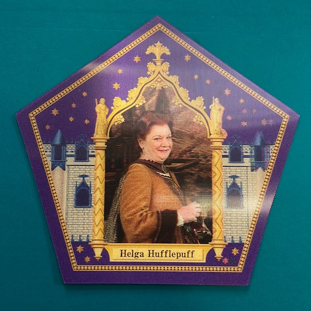 Helga Hufflepuff Chocolate Frog Card